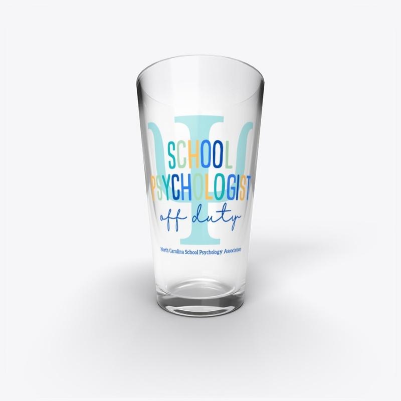 School Psychologist Off Duty Pint Glass